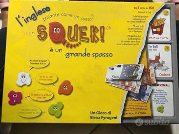 Gioco in scatola per imparare inglese SQUEK