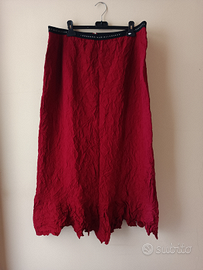 Gonna lunga bordeaux Mariella Burani