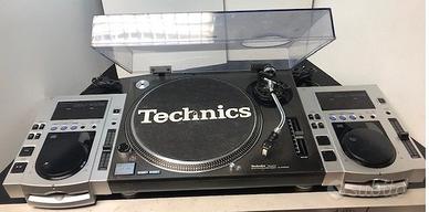 Technics SL-1210MK2 Giradischi + CDJ-100S Pioneer
