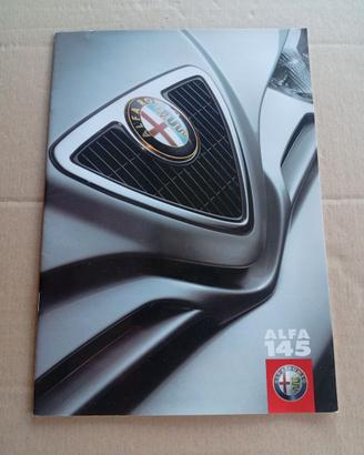 Alfa Romeo 145 Depliant Brochure originale 1999