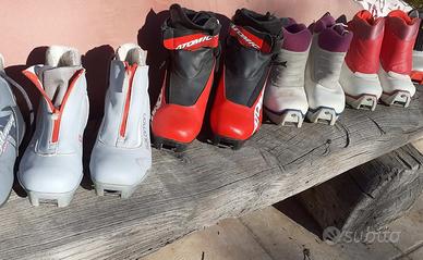 Scarponcini sci di fondo attacco SNS Salomon