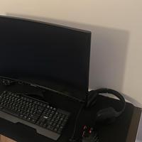 Monitor curvo per PC e PS5/4 Samsung C27F390