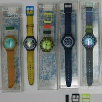 Lotto unico Swatch Scuba vintage vari e ricambi