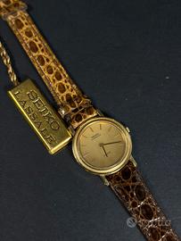 Seiko Lassale Lady Placcato Oro NUOVO NOS 23mm