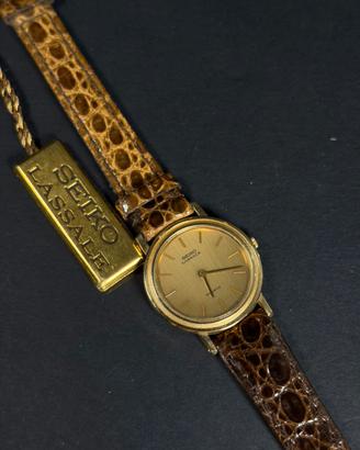 Seiko Lassale Lady Placcato Oro NUOVO NOS 23mm