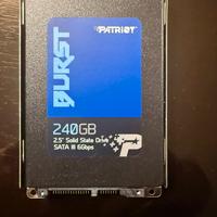 Ssd Patriot Burst da 240 GB