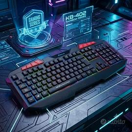 Tastiera Gaming PC RGB USB Retroilluminata