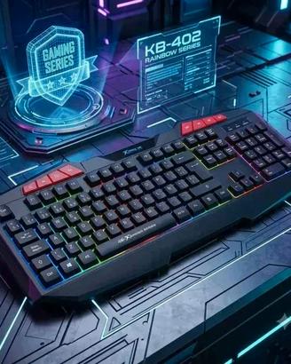 Tastiera Gaming PC RGB USB Retroilluminata