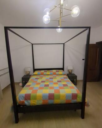 Letto a baldacchino Goa Maison du Monde + rete