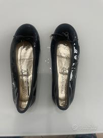 Ballerina in pelle vambina