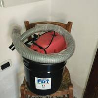 Aspiracenere e sacco di pellet