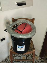 Aspiracenere e sacco di pellet