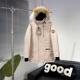Parka lungo Canada Goose White Red Label / XXL
