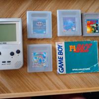 Lotto Game Boy Pocket + 4 Giochi Originali Nintend