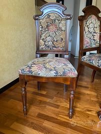 Set 6 sedie imbottite classiche