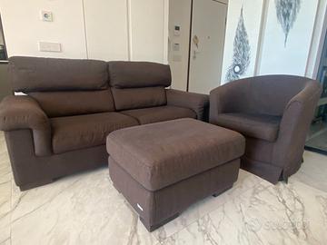 Divano Poltrone e Sofà (divano, poltrona e pouf)