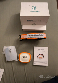 Collare per cani con localizzatore gps asportabile