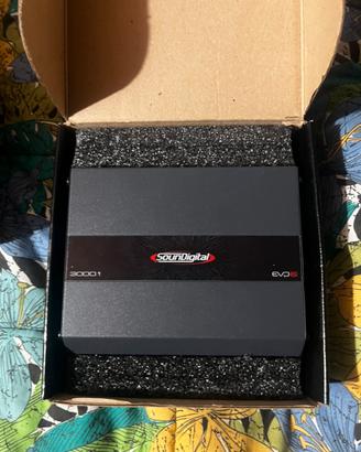 Amplificatore sound digital 3000.1 evo 6 1 ohm