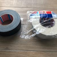 TAPE GAFFER COLORI NERO BIANCO 50 m x 50 mm