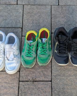  4 paia di scarpe Sun68, Nike, Lotto,Under Armour