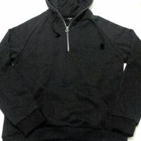 Pile Felpato Black con cappuccio a chiusura totale