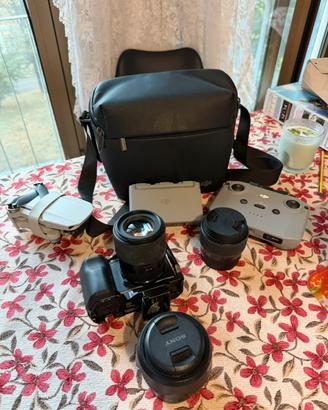 Sony ev10 drone dji obbietivi