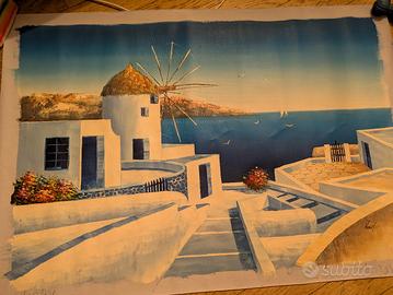 Disegno Greco Olio su tela 