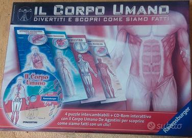 Il corpo umano, 4 puzzle più cd rom