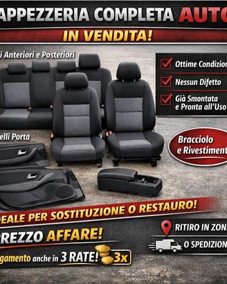 Rinnova la tua auto! Tappezzeria completa come nuo