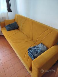 Divano letto contenitore 3 posti