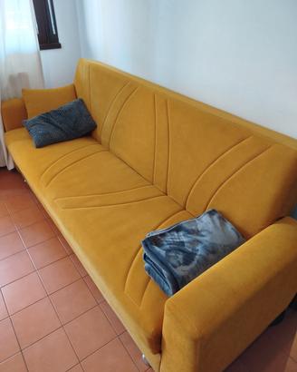 Divano letto contenitore 3 posti