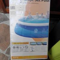 piscina fuori terra ancora imballata