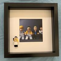Lego cornice vetrina display queen mercury minifig
