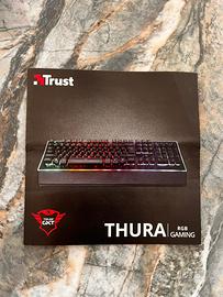 Tastiera gaming Trust Thura cin tappetino gaming
