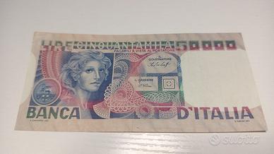 50000 LIRE PRIMAVERA SANDRO BOTTICELLI SPL/QFDS