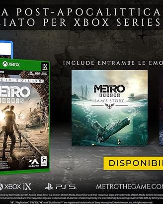 Metro exodus complete edition ps5