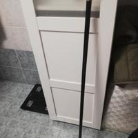 bastone passeggio antico manico argento