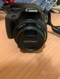 fotocamera canon eos 100d e 2 obbiettivi
