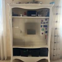 Mobile tv, vetrinetta, libreria