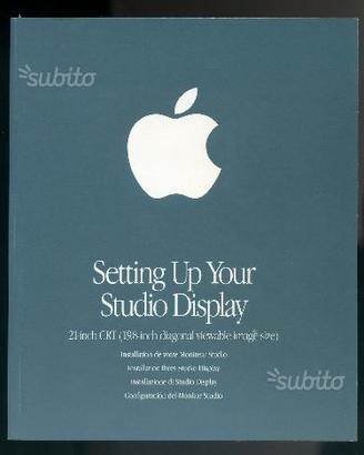 Manuale e software Apple Studio Display 21' CRT