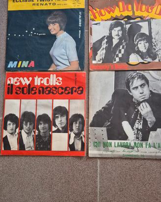 collezione vinili 45 giri vintage anni 60 / 70