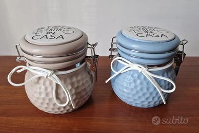 Set funny di vasetti ermetici da cucina NUOVI 🤍🩵