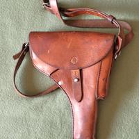 FONDINA IN PELLE PISTOLA SVIZZERA SIG P210 P49