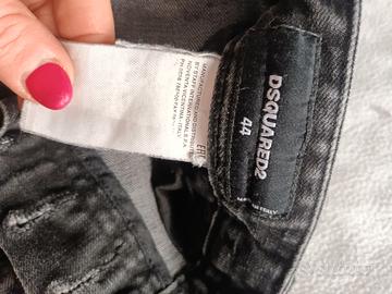 Pantalone ragazzo dsquared 2 neri misura 44