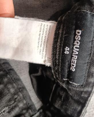 Pantalone ragazzo dsquared 2 neri misura 44