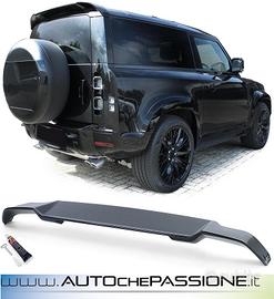 Spoiler tetto posteriore nero lucido per Land Rove