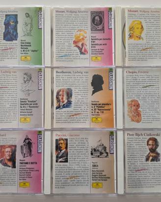 Lotto 9 CD musica classica Mozart Beethoven Wagner