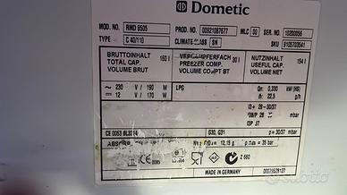 Frigo trivalente Dometic