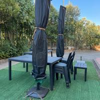 Ombrelloni 3x4 con piantana da giardino NUOVI