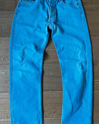 Levis 501 color azzurro